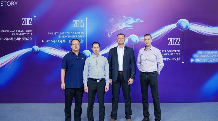 1000 SCR toimitus Suzhou Handy Ho Tho Phan Robert Ollus Ari Suominen